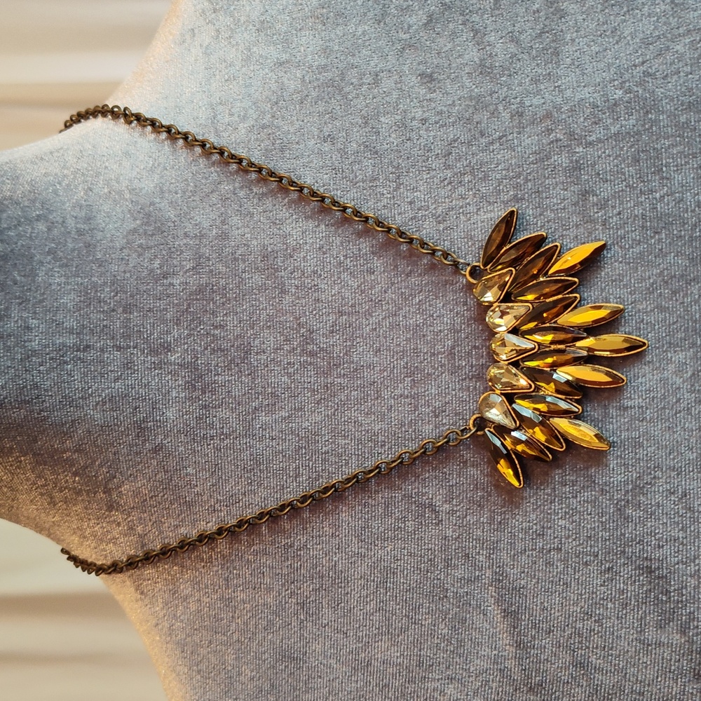3/$15 NWT Paparazzi Antique Brass-tone Necklace & Earrings Set Golden Browns